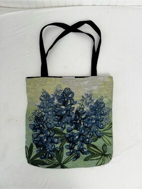 Bluebonnet Woven Tote Bag